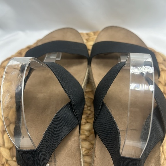 a.n.a. A New Approach Elastic Band Platforms Sandals Vacation Summertime Casual - Picture 7 of 8